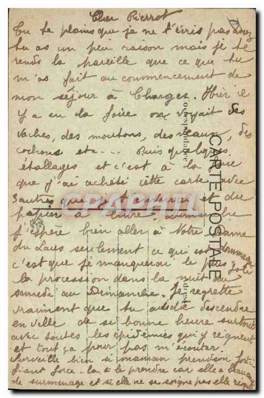 Postcard Old Gap La Cathedrale