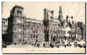 Old Postcard Paris L & # 39Hotel City