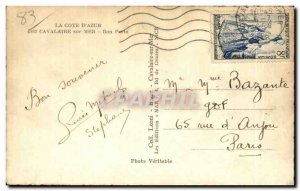 Old Postcard La Cote D Azur Cavalaire Good Perlo