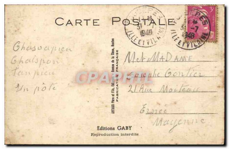 Humor - Illustration - Vertigo - Old Postcard