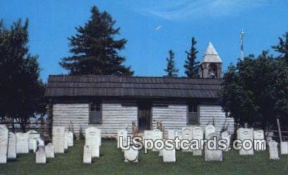 Original Log Church, Swiss Historical Village - New Glarus, Wisconsin