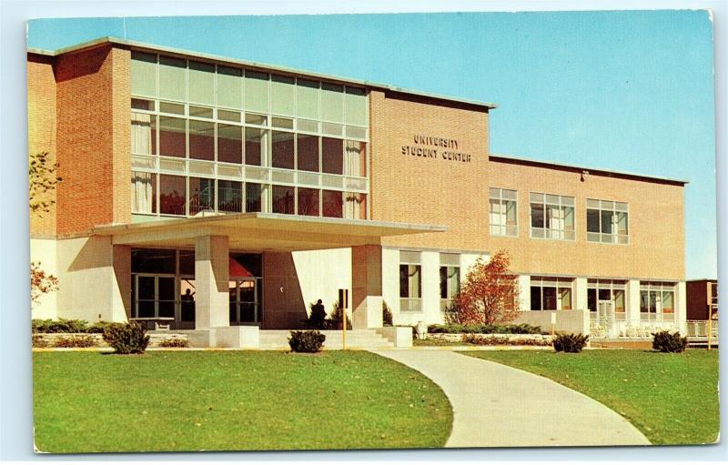 Western Michigan University Kalamazoo MI University Student Center Postcard D73