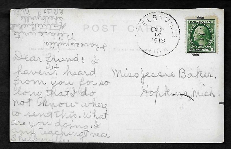 MP Wayland, Mich. PENNANT Greetings Write Me