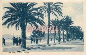 Old Postcard Cannes Croisette
