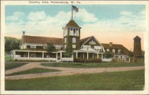 Parkersburg WV Country Club c1920 Postcard