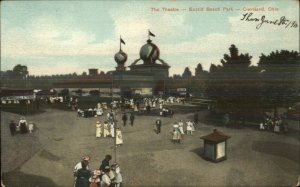 Cleveland OH Euclid Beach Amusement Park Theatre c1910 Postcard