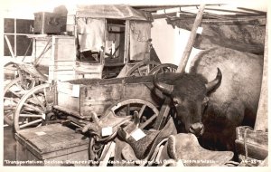 Postcard Real Photo Transportation Pioneer Floor Historical Bldg Tacoma WA RPPC