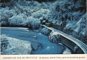 Cpm train at salvaret pres de villars after the freezing fog (1209260) 