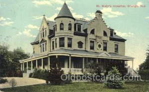 St. Mary's Hospital, Orange, NJ Medical Hospital, Sanitarium 1915 crease left...