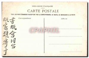 Annam Hue Old Postcard Tourane Four genies defendant Indochine Marble Cave In...