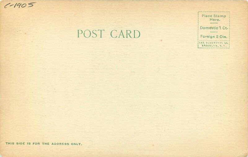 Boise Idaho Federal Building Myers undivided C-1905 Postcard 20-10128