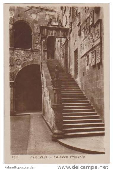 RP: Interior View of Palazzo Pretorio, Firenze, Toscana, Italy