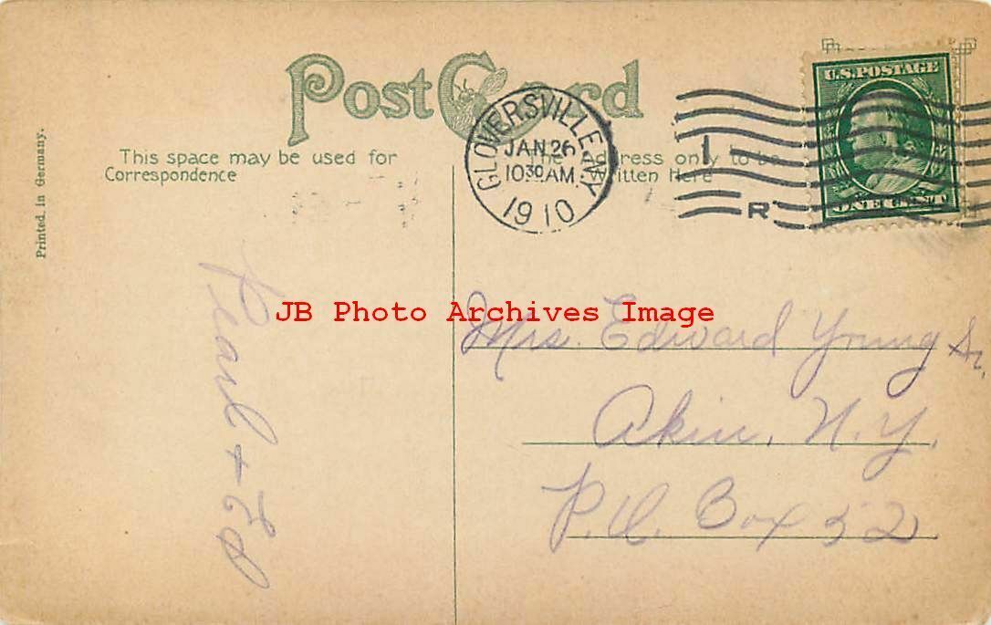 NY, Gloversville, New York, Kingsborough Hotel, Exterior View, 1910 PM, No 978 United States