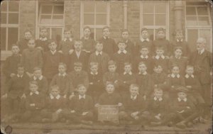 HERSHAM SURREY Council School Photo Cute Kids RPPC Real Photo Postcard