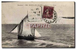 Postcard Old fishing boat Mers les Bains Fishing has the Sole