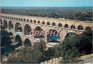 Modern Postcard The Pont du Gard (Gard) Roman Aqueduct