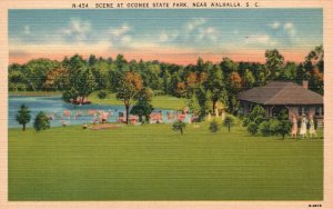 Vintage Postcard Oconee State Park High Plateau Near Walhalla South Carolina SC