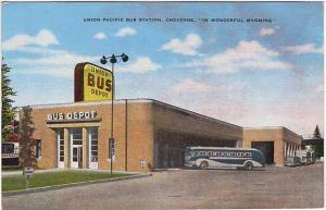 PC Union Pacific Bus Station in Cheyenne, Wyoming