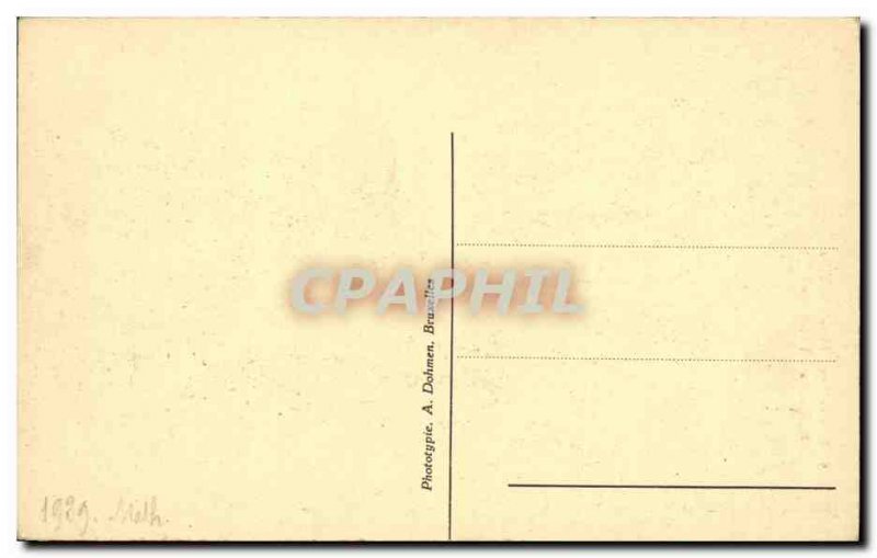 Old Postcard Brussels City Hotel