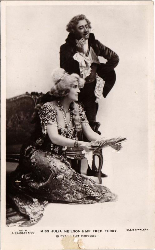 CPA MISS JULIA NEILSON & MR FRED TERRY THEATER STAR (11955)