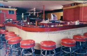 Roselle Park, New Jersey - Lepee's Restaurant Interior - Vintage NJ Postcard 