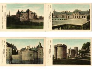 CASTLES CHATEAUX FRANCE 130 CPA COLLECTION PAUTAUBERGE