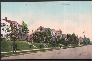 Washington TACOMA View on North Yakima Avenue Edward H. Mitchell  Divided Back