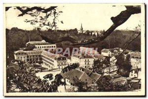 Old Postcard Bourbon Lancy Thermal S and L General view of the Spa Establishment