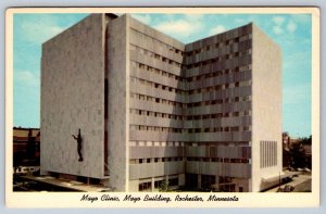 Mayo Clinic, Mayo Building, Rochester, Minnesota, Vintage Chrome Postcard