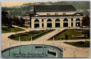 Chester West Virginia c1910 Postcard Dance Pavilion Rock Springs Park