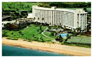 Maui Surf on Kaanapali Beach Maui Hawaii Postcard Posted 1979