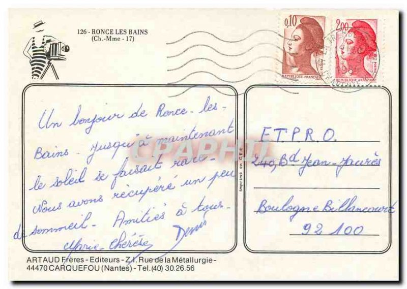 Postcard Modern Ch Ms. Bramble les Bains