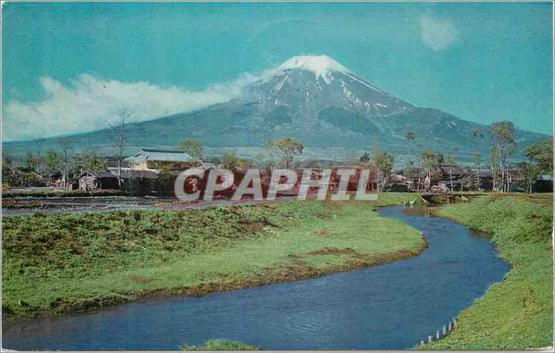 Postcard Modern Mt Fuji in Spring Wings of the New Japan