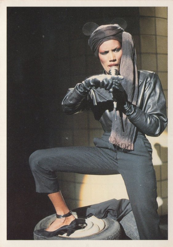 Grace Jones Rare Amsterdam Pictures Postcard