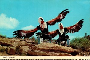 Indian Eagle Dancers At Gallup Intertribal Ceremonials New Mexico