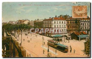 CARTE Postale Old Toulouse Boulevard de Strasbourg Carrefour Jean Jaures Tram