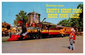 Postcard TRAIN SCENE Buena Park California CA AR3099