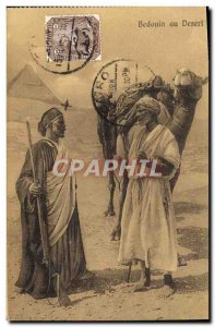 Old Postcard CARD HIGH Egypt Egypt Bedouin in the desert
