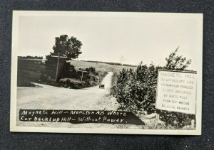 Mint Vintage Magnetic Hill New Brunswick Canada Real Photo Postcard