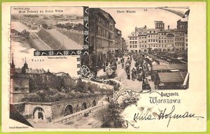 ae9818 - POLAND - VINTAGE POSTCARD - Warszawa - 1900-