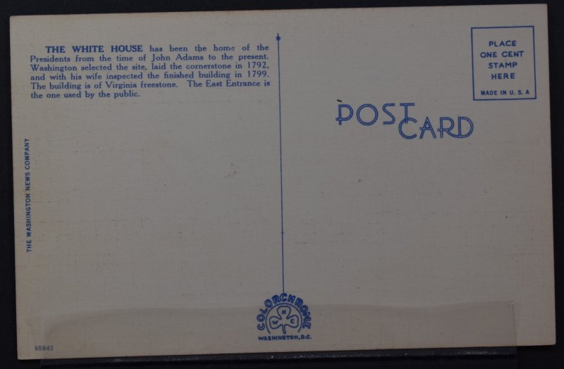 Washington, DC - White House, East Entrance