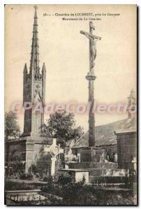 Postcard Old Cemetery near Lochrist Conquet of the monument Gonidec