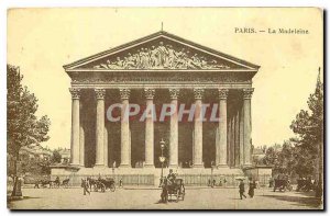 Old Postcard Paris La Madeleine