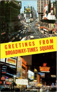 Greetings From Broadway-Times Square New York City Multi View