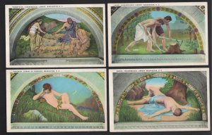 Lot of 4 DC WASHINGTON Congressional Library Labor, Adonis, Endymion,   ~ WB