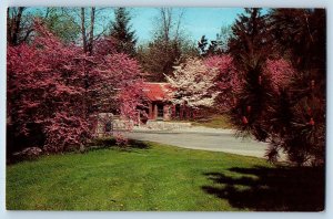 c1950's Entrance To Potawatomi Inn Pokagon State Park Angola Indiana IN Postcard