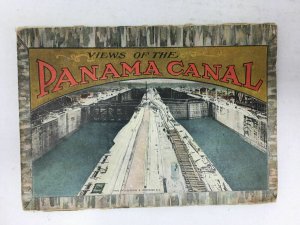 Early Souvenir Folder Panama Canal Postcard Set Views of