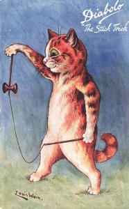 Artist Louis Wain Diablo The Stick Trick Raphael Tuck Postcard