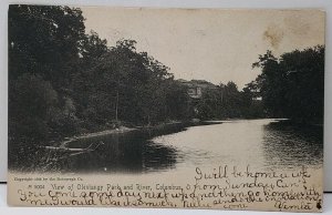 Columbus Ohio, View of Olentangy Park and River, Columbus UDB Postcard D20