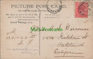 Genealogy Postcard - Harrower - 1504 Kirkham Street, Oakland, California RF7917